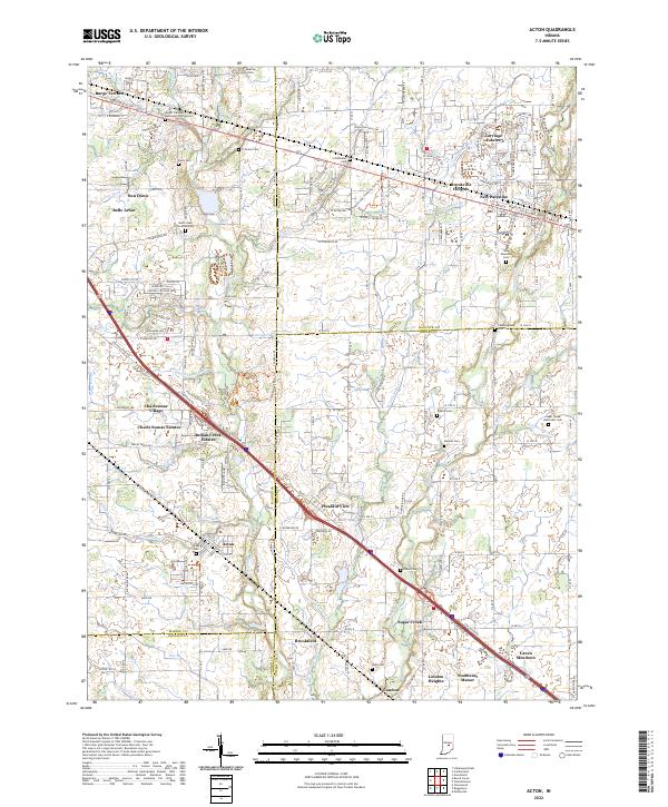 Acton topographic map thumbnail