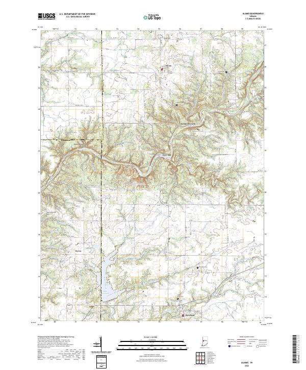 Alamo topographic map thumbnail
