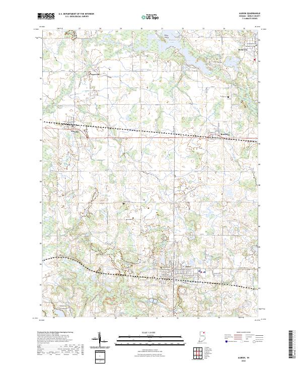 Albion topographic map thumbnail