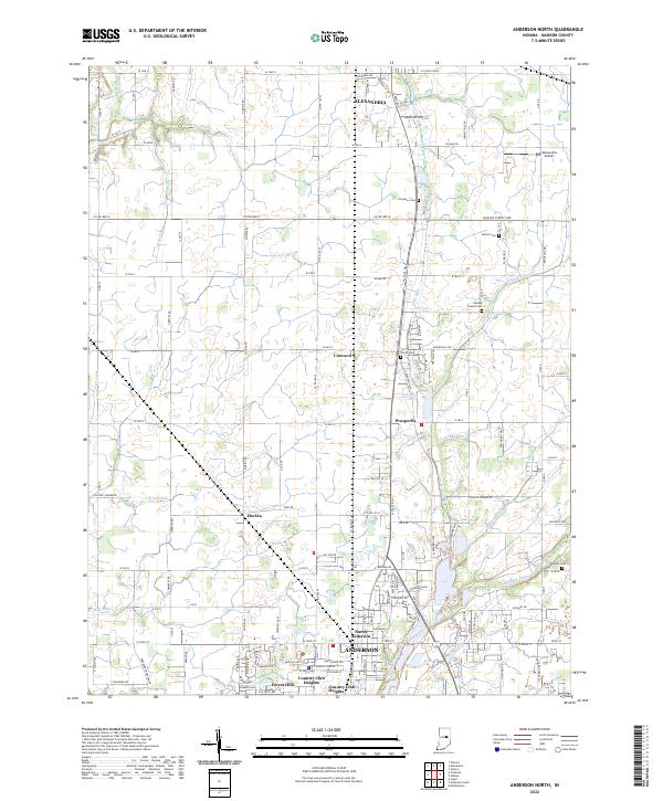 Anderson North topographic map thumbnail