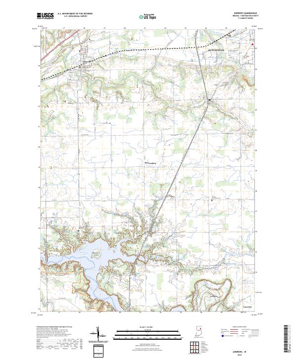 Andrews topographic map thumbnail