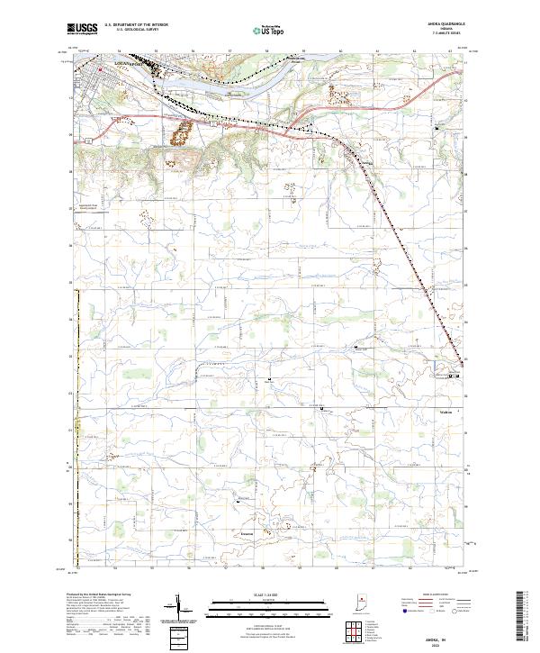 Anoka topographic map thumbnail