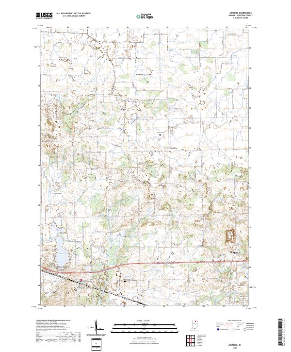 Atwood topographic map thumbnail