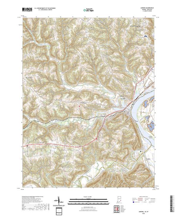 Aurora topographic map thumbnail