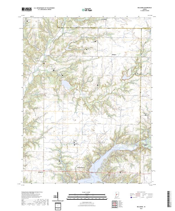Bellmore topographic map thumbnail