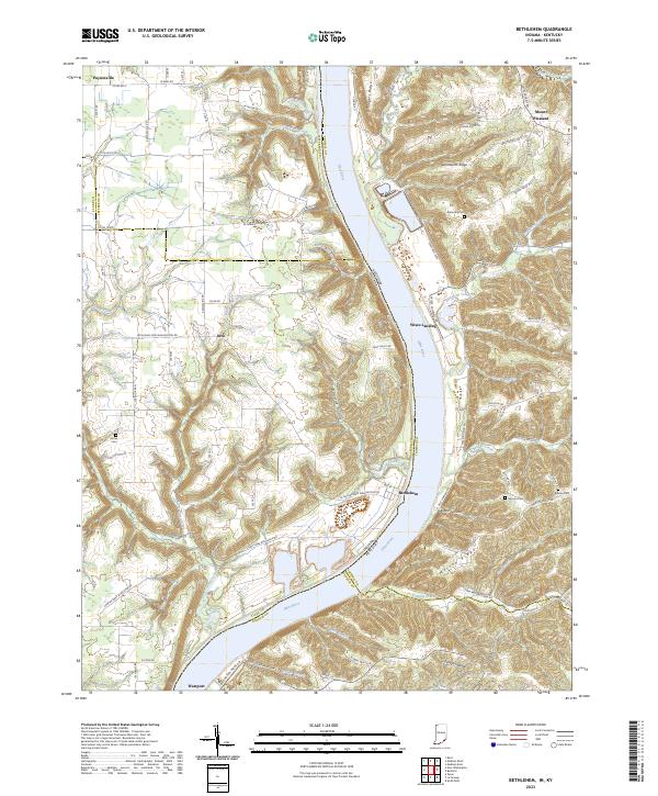 Bethlehem topographic map thumbnail