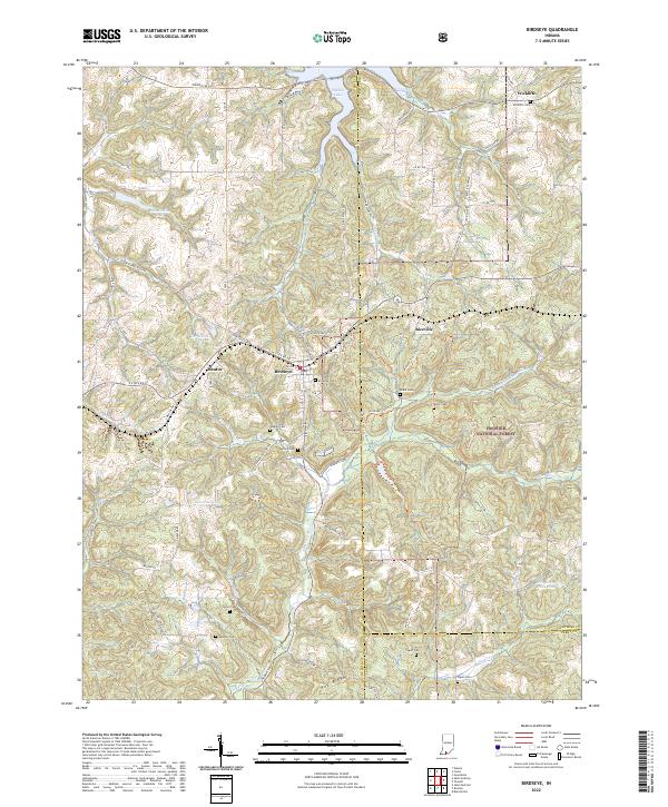 Birdseye topographic map thumbnail