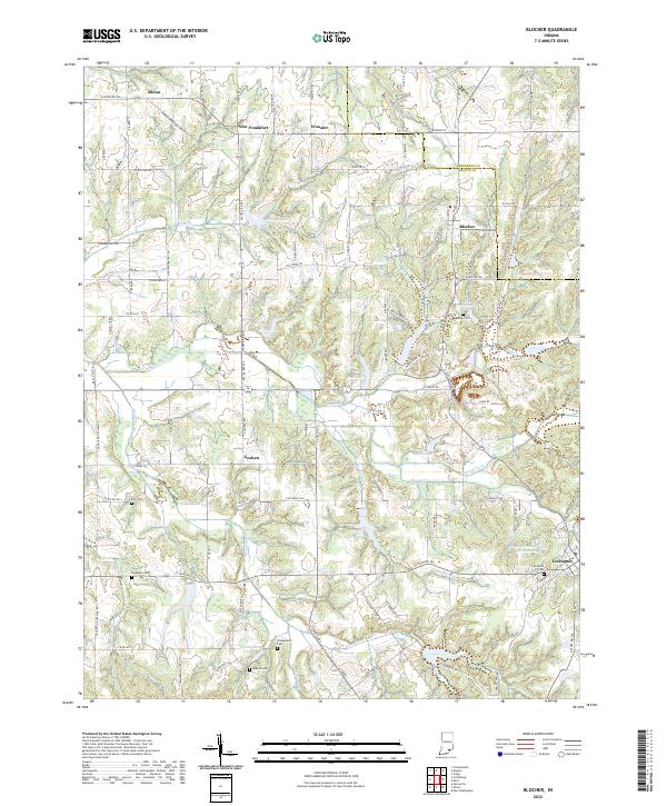 Blocher topographic map thumbnail
