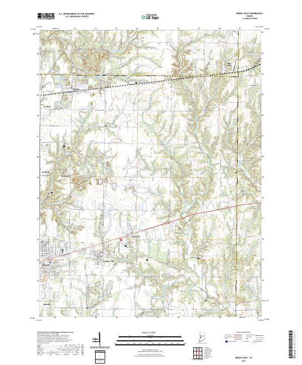 Brazil East topographic map thumbnail