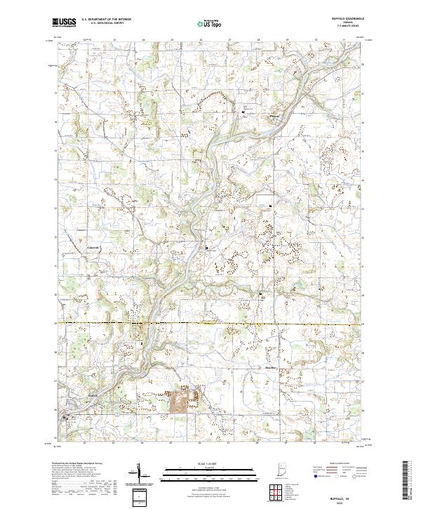 Buffalo topographic map thumbnail