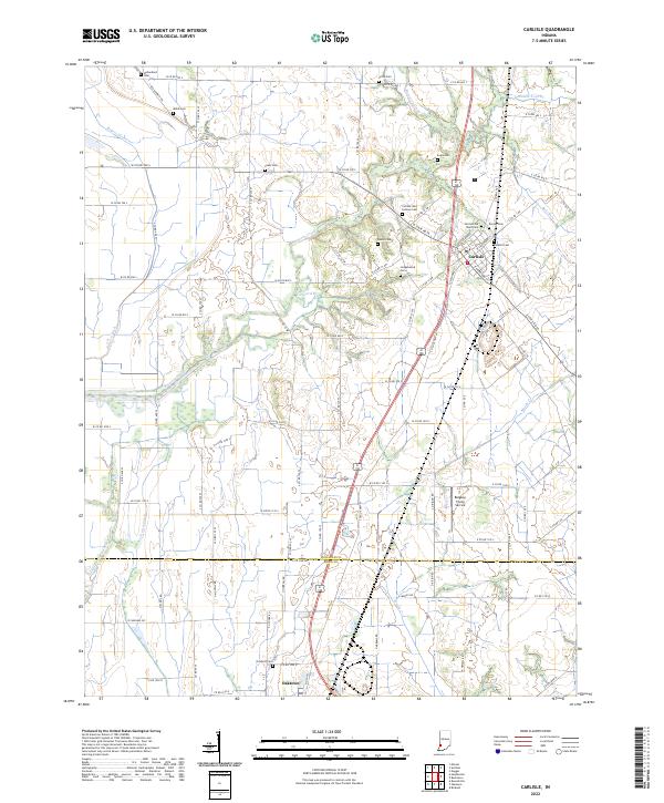 Carlisle topographic map thumbnail