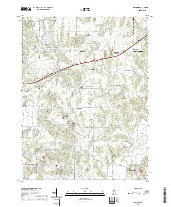 Center Point topographic map thumbnail