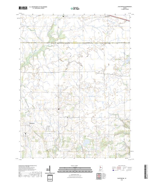 Chatterton topographic map thumbnail