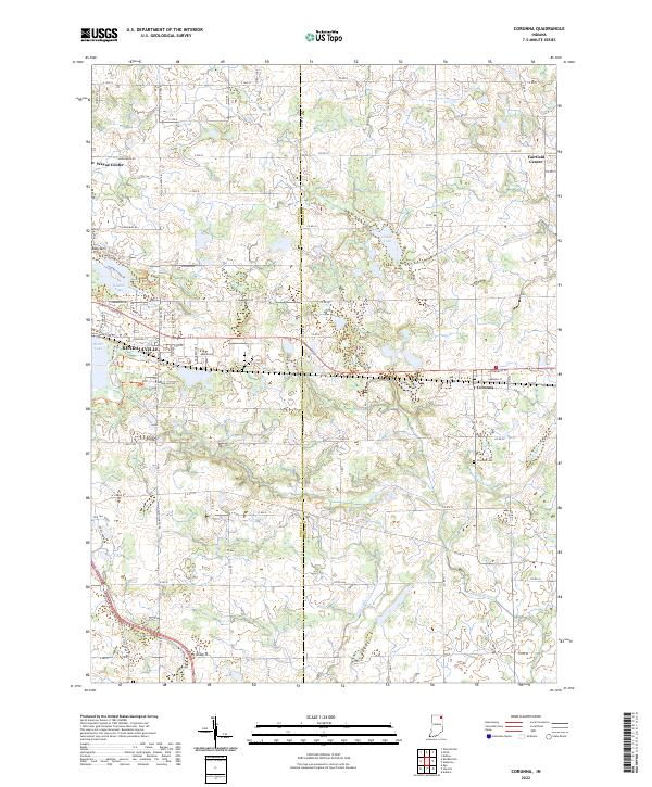 Corunna topographic map thumbnail