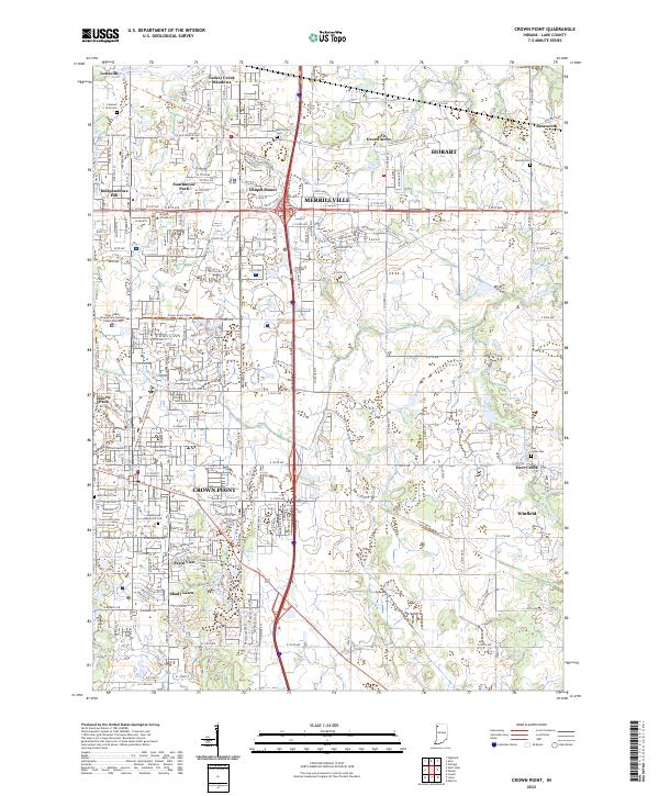 Crown Point topographic map thumbnail