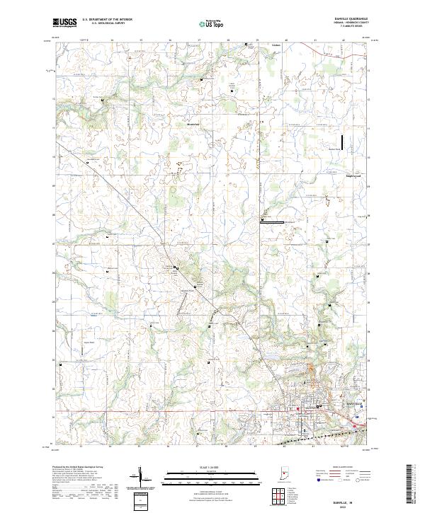 Danville topographic map thumbnail