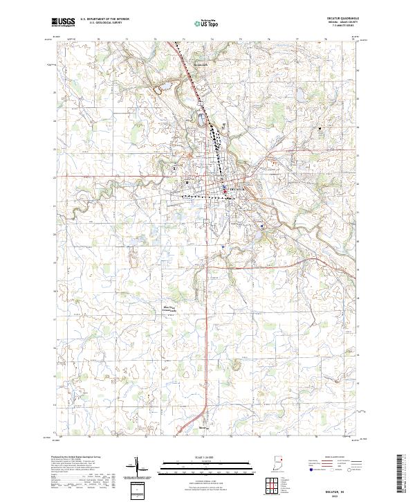 Decatur topographic map thumbnail