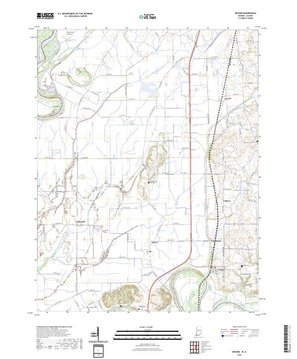 Decker topographic map thumbnail