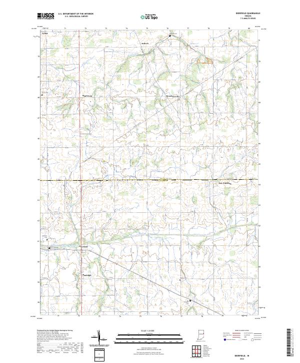Deerfield topographic map thumbnail