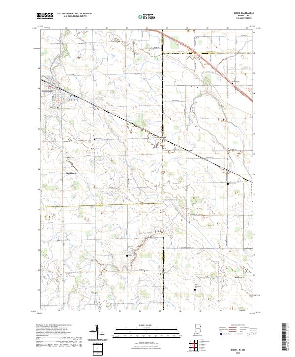 Dixon topographic map thumbnail