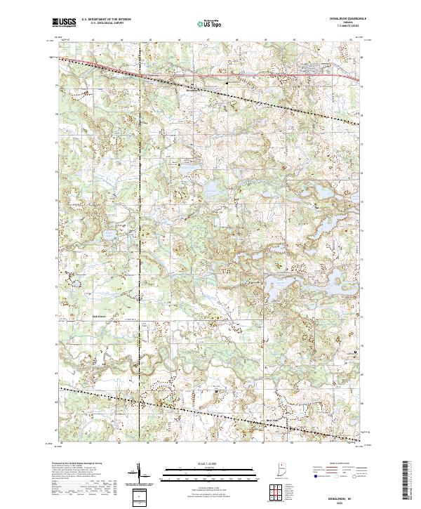 Donaldson topographic map thumbnail