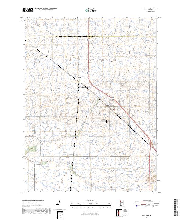 Earl Park topographic map thumbnail