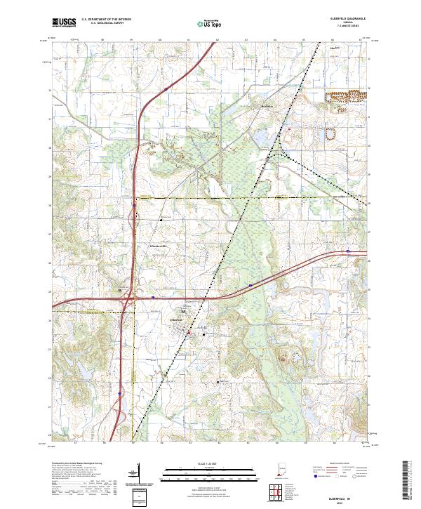 Elberfeld topographic map thumbnail