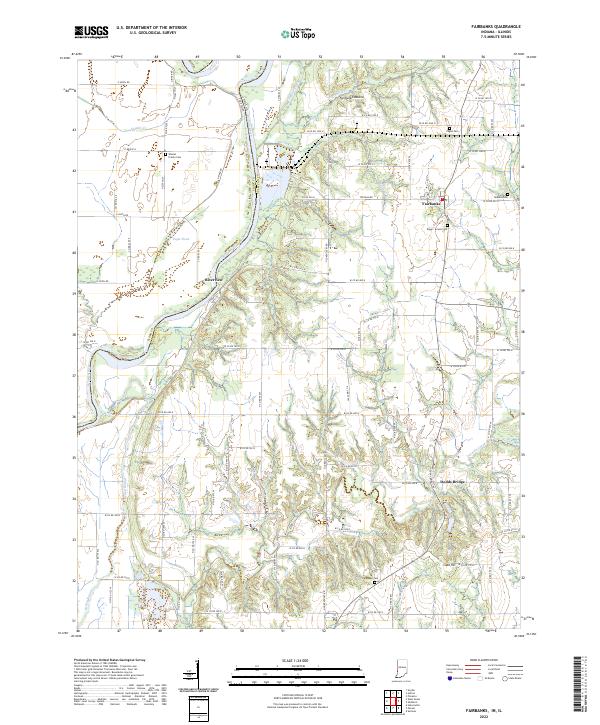 Fairbanks topographic map thumbnail