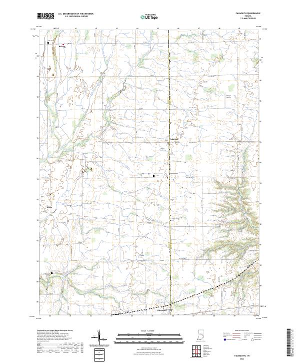 Falmouth topographic map thumbnail