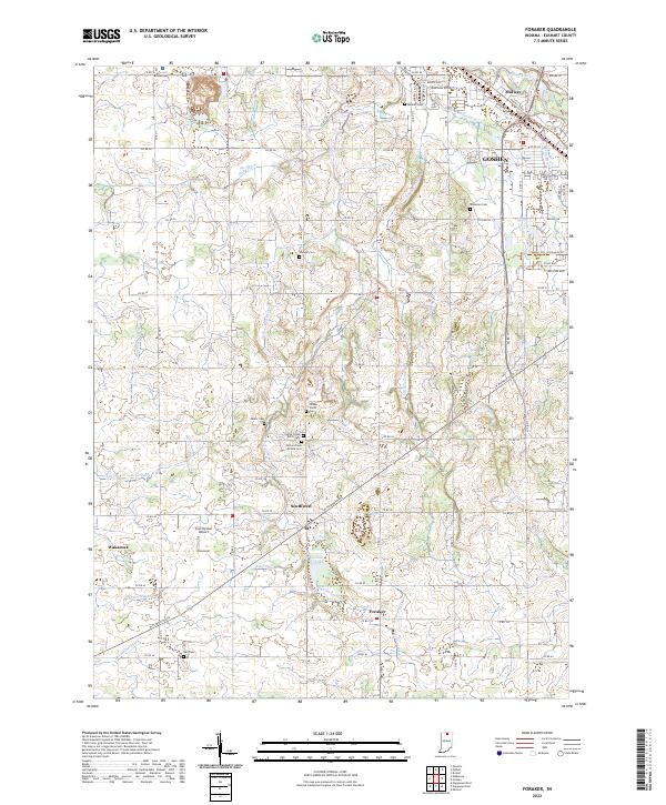 Foraker topographic map thumbnail