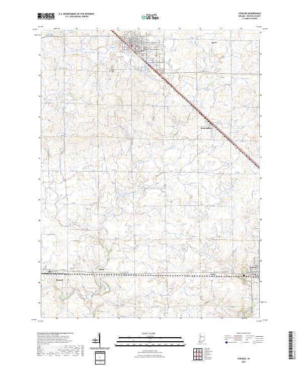 Fowler topographic map thumbnail
