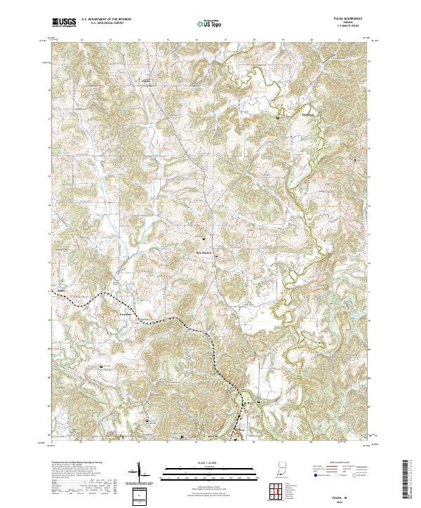 Fulda topographic map thumbnail