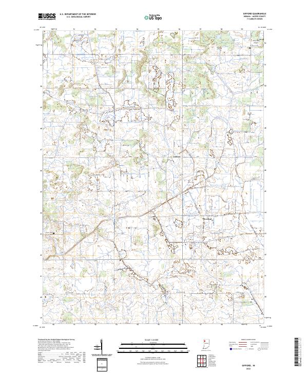 Gifford topographic map thumbnail
