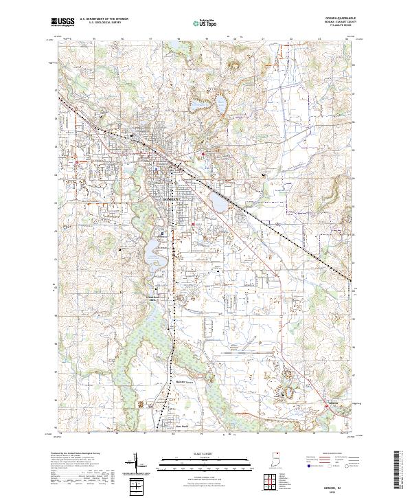 Goshen topographic map thumbnail