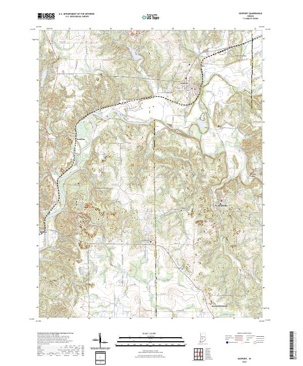Gosport topographic map thumbnail