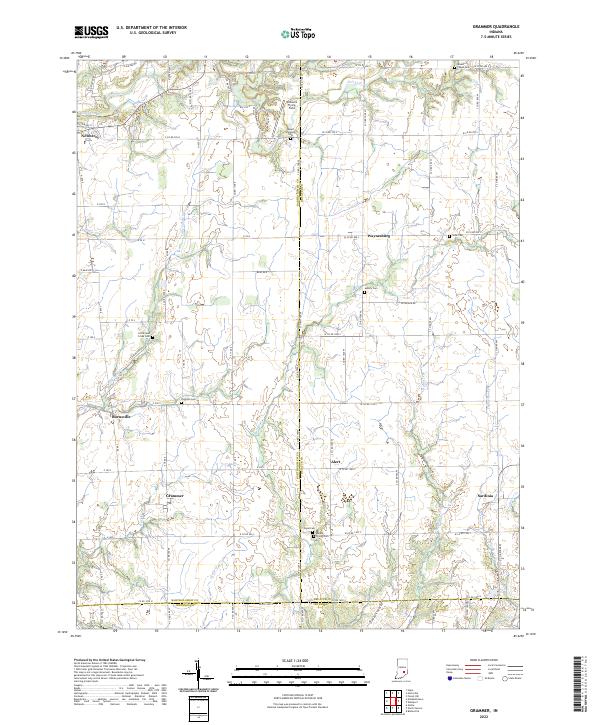 Grammer topographic map thumbnail