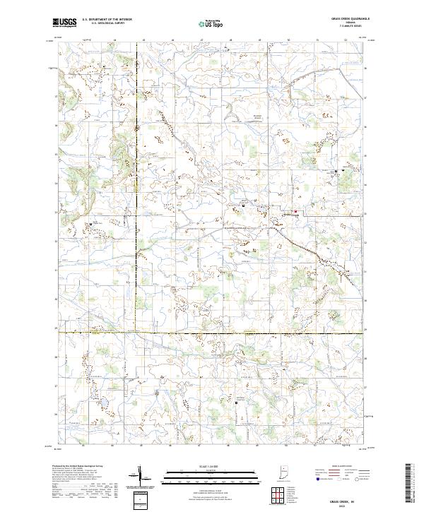Grass Creek topographic map thumbnail