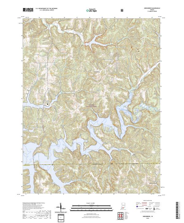 Greenbrier topographic map thumbnail