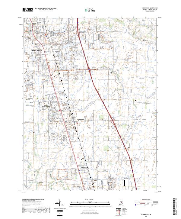 Greenwood topographic map thumbnail