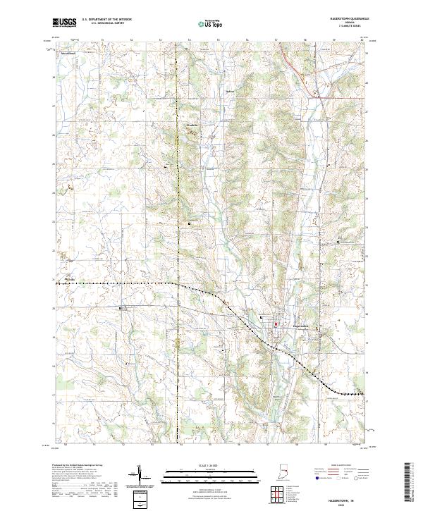 Hagerstown topographic map thumbnail