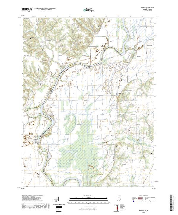 Hutton topographic map thumbnail