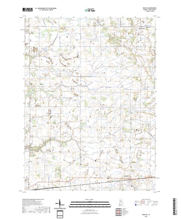 Idaville topographic map thumbnail