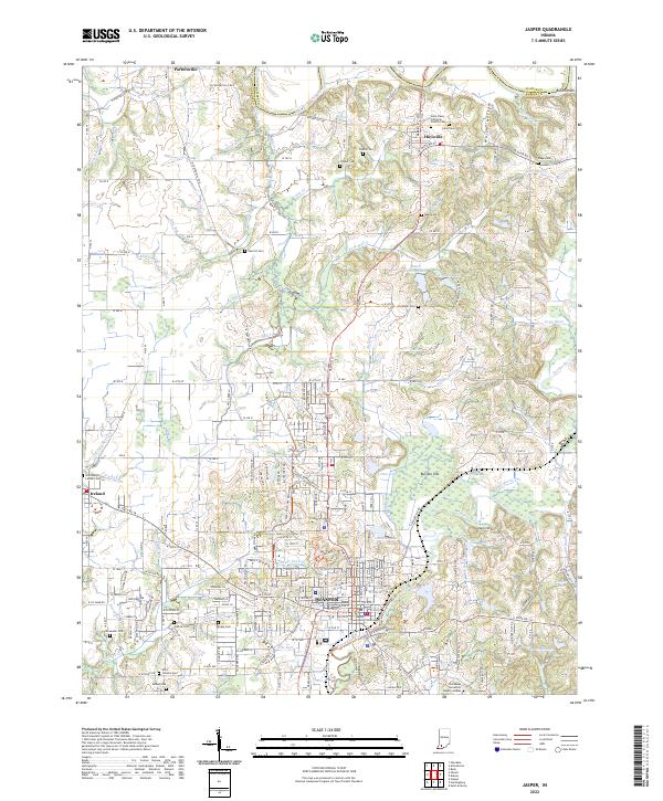 Jasper topographic map thumbnail