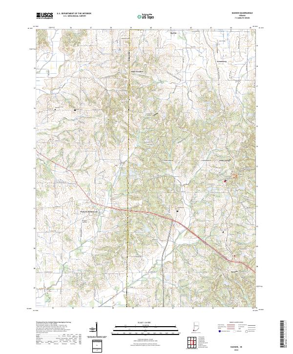 Kasson topographic map thumbnail