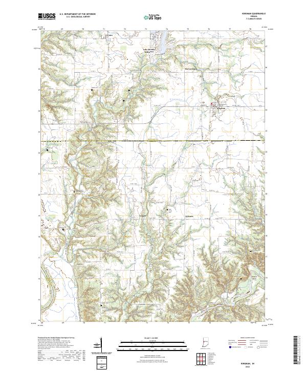 Kingman topographic map thumbnail
