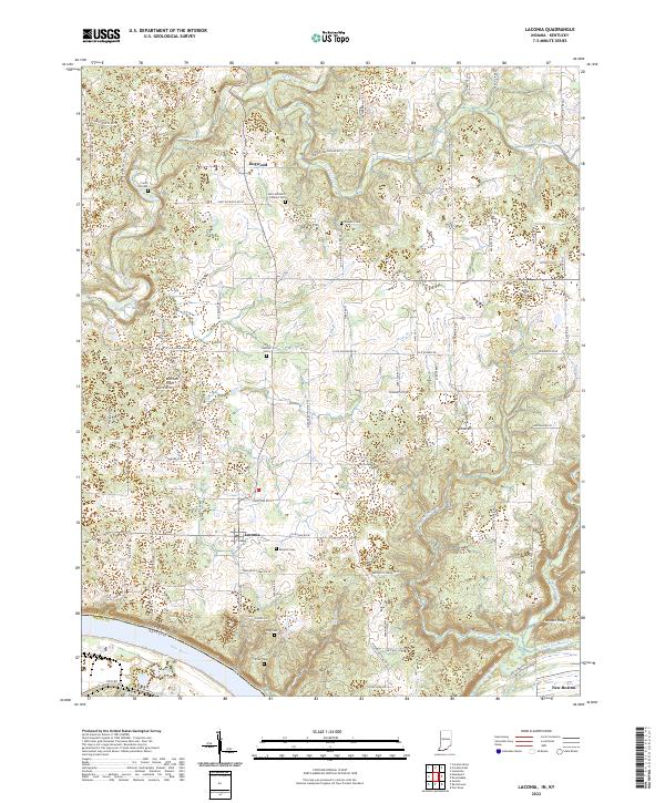Laconia topographic map thumbnail