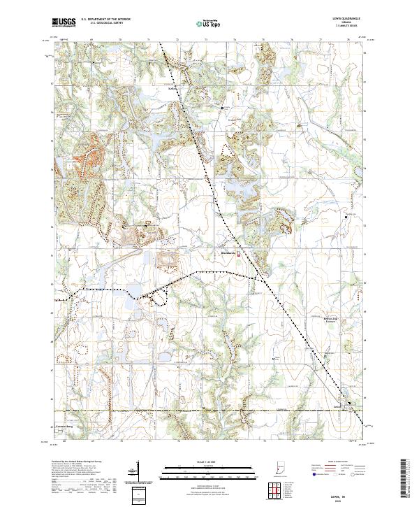 Lewis topographic map thumbnail