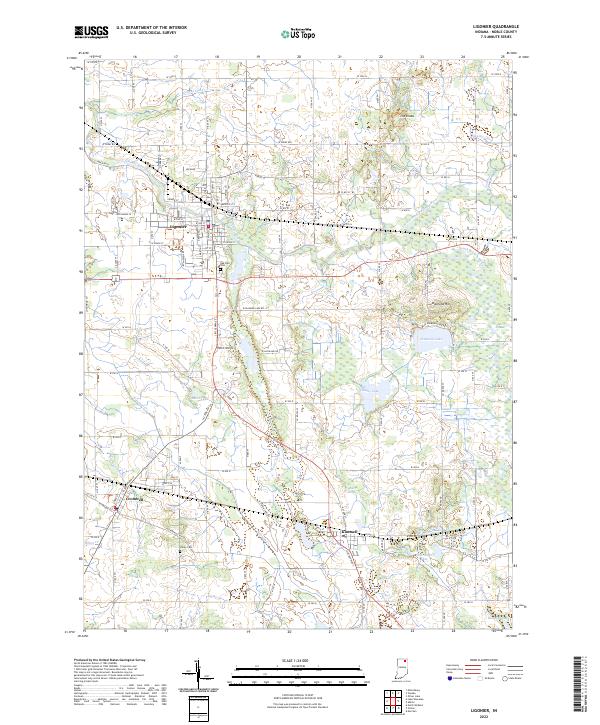 Ligonier topographic map thumbnail