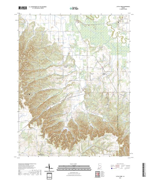 Little York topographic map thumbnail