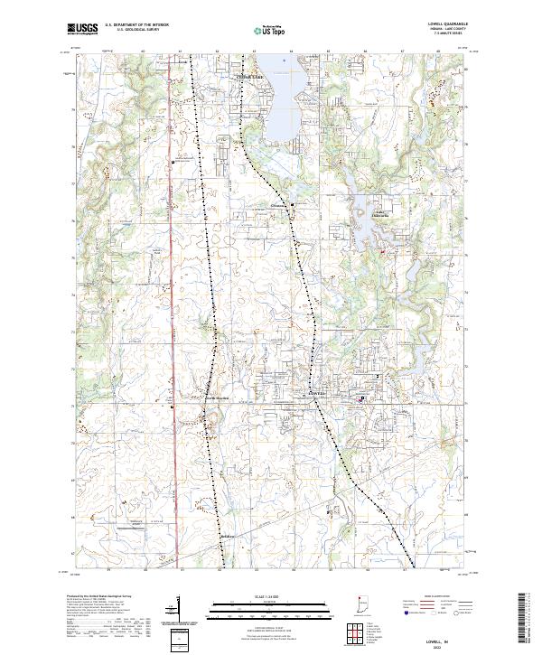 Lowell topographic map thumbnail